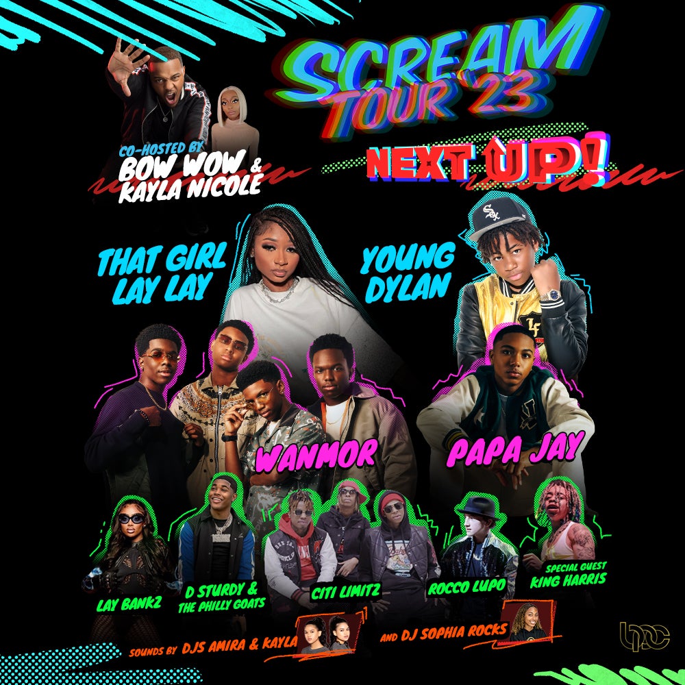 SCREAM TOUR 2023 Next UP! Postponed Peacock Theater