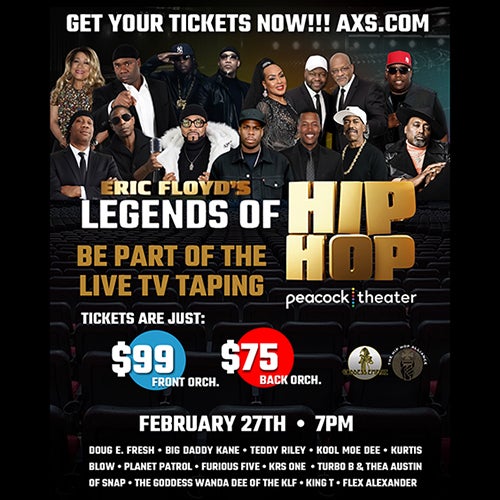 More Info for Eric Floyd’s Legends Of Hip-Hop