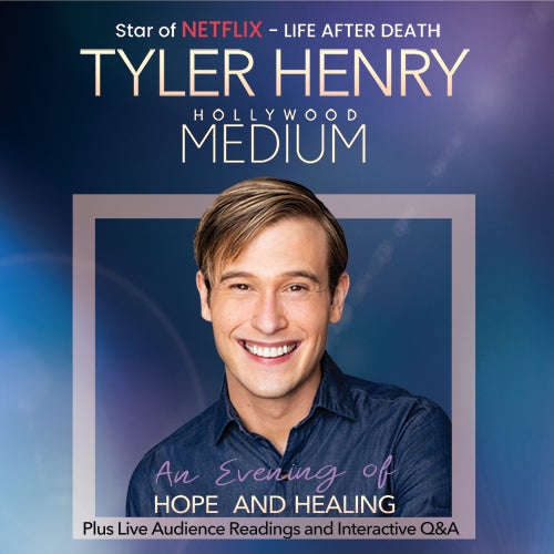 More Info for TYLER HENRY – THE HOLLYWOOD MEDIUM – COMES TO PEACOCK THEATER WITH  “AN EVENING OF HOPE AND HEALING”  FEBRUARY 18, 2024